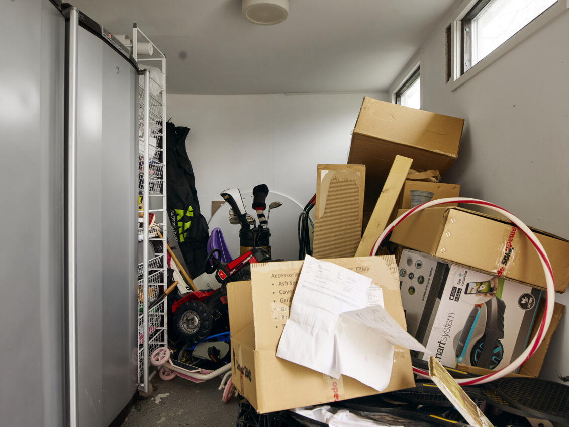 The garage as it looked before.