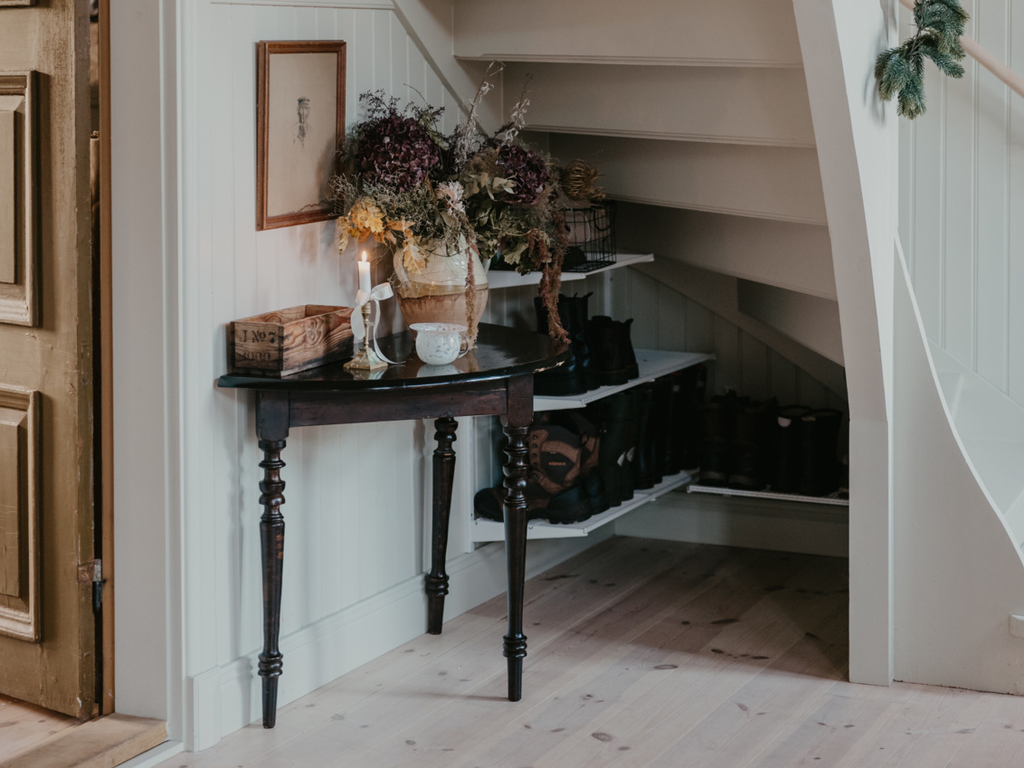 Storage under the stairs