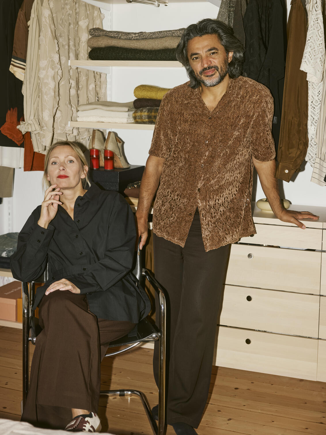 At home with Emma and Saif 