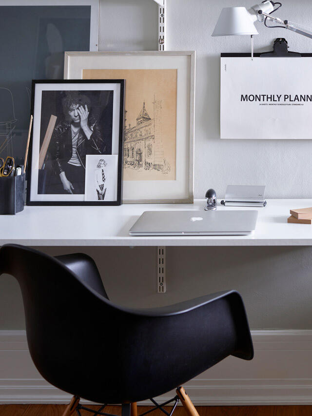 Desk inside a girl's room