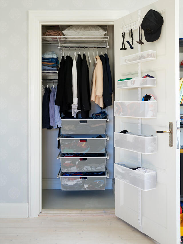 Vestidor con Elfa Classic