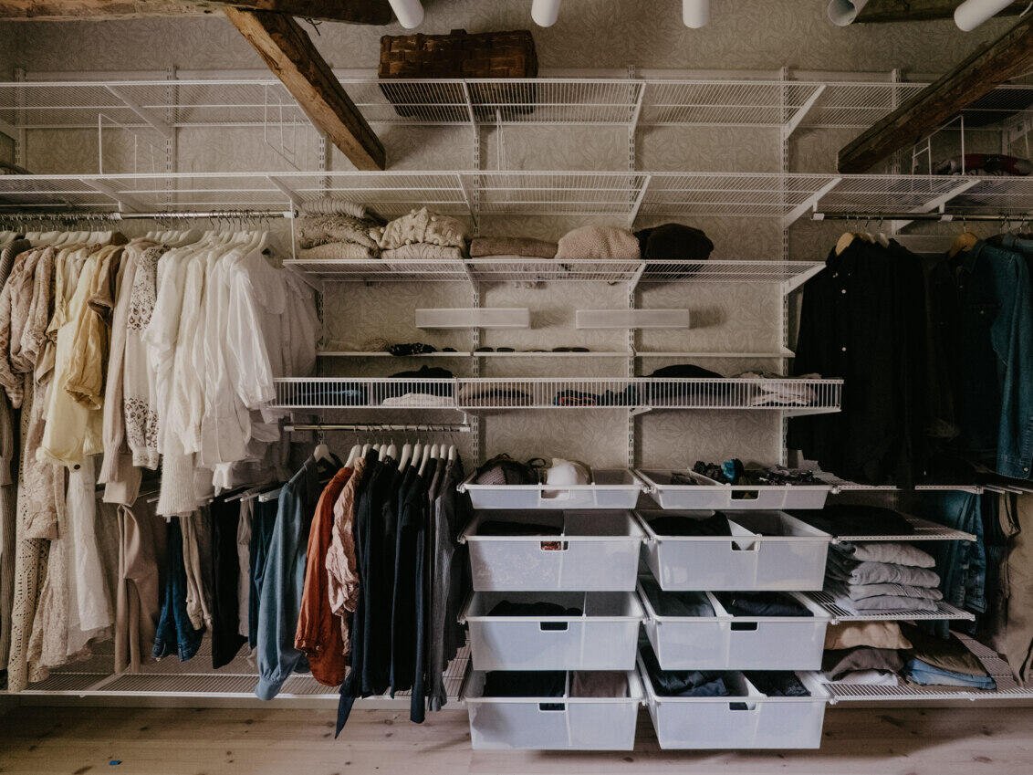 Sistemas de almacenamiento de ropa de Elfa