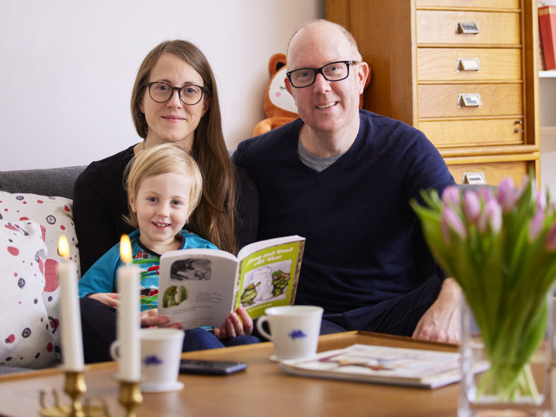 Tom and Hanna's family face elfa solution