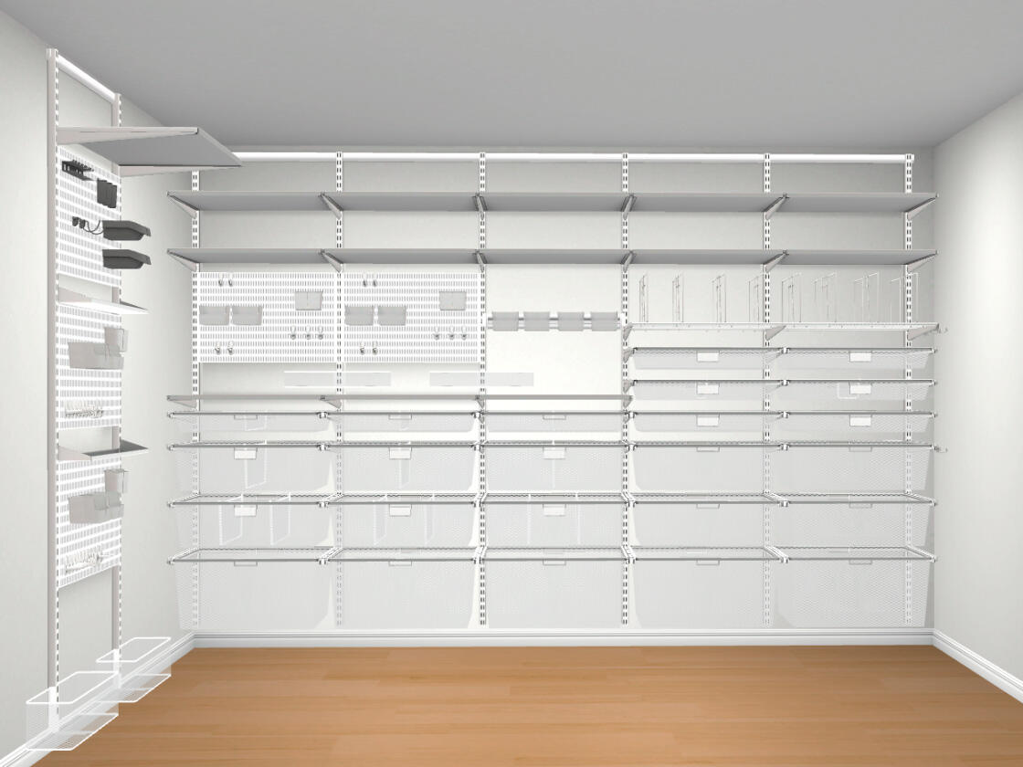 Szkic 3D w narzędziu do planowania firmy Elfa