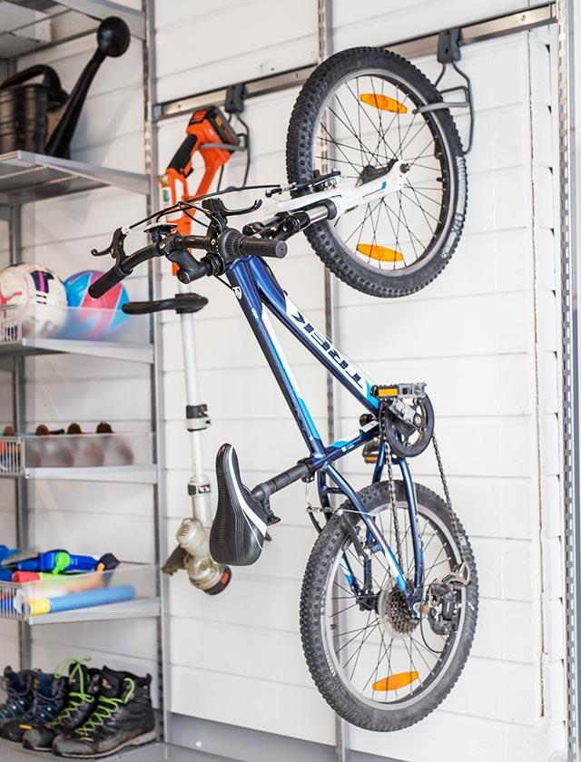 Save a bike in Garage with elfa Garage