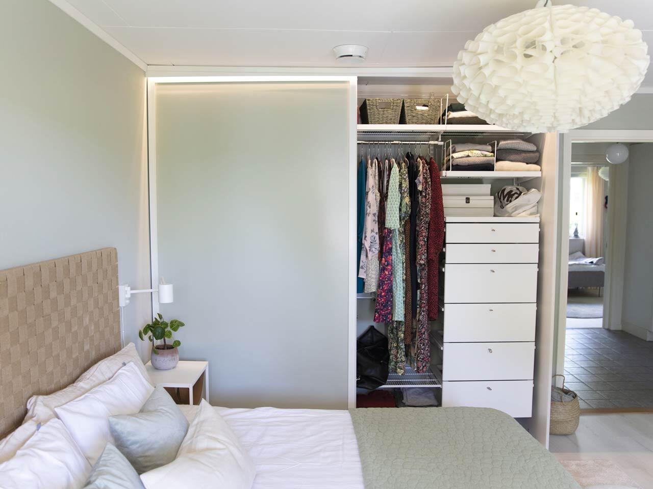 bedroom by Elfa wardrobe solution