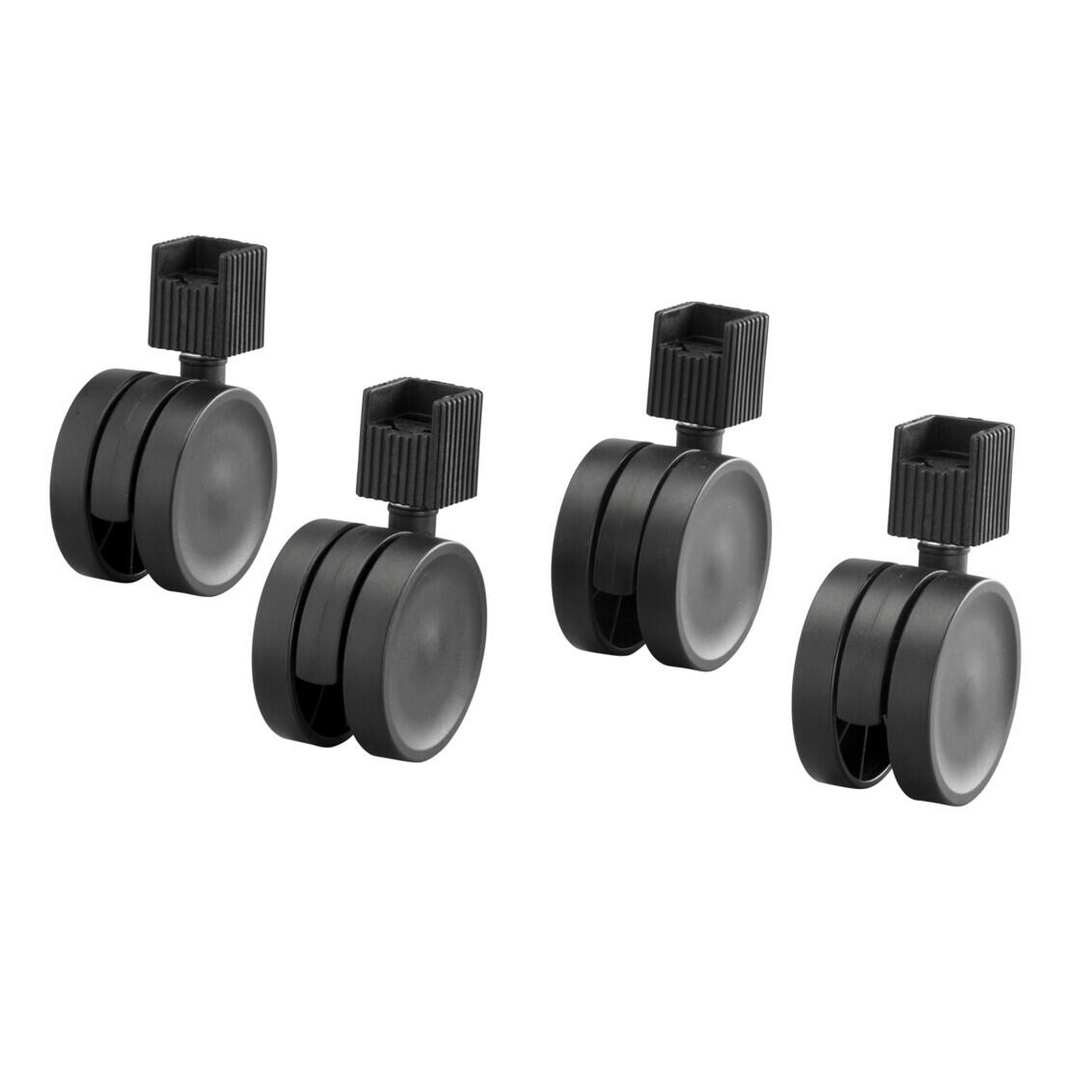 Roți pentru suporturile din spate.