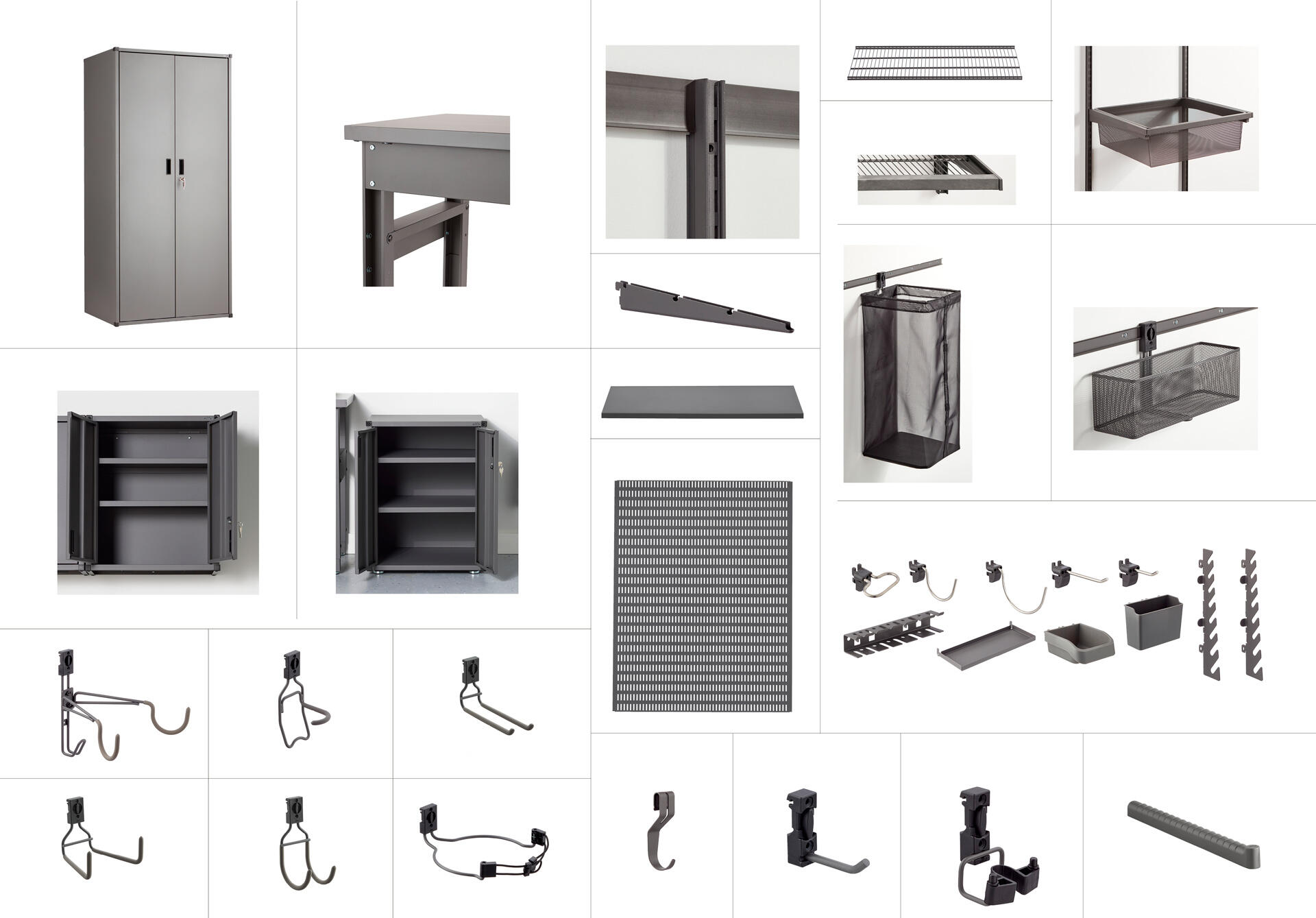 Garage+ assortment overview.