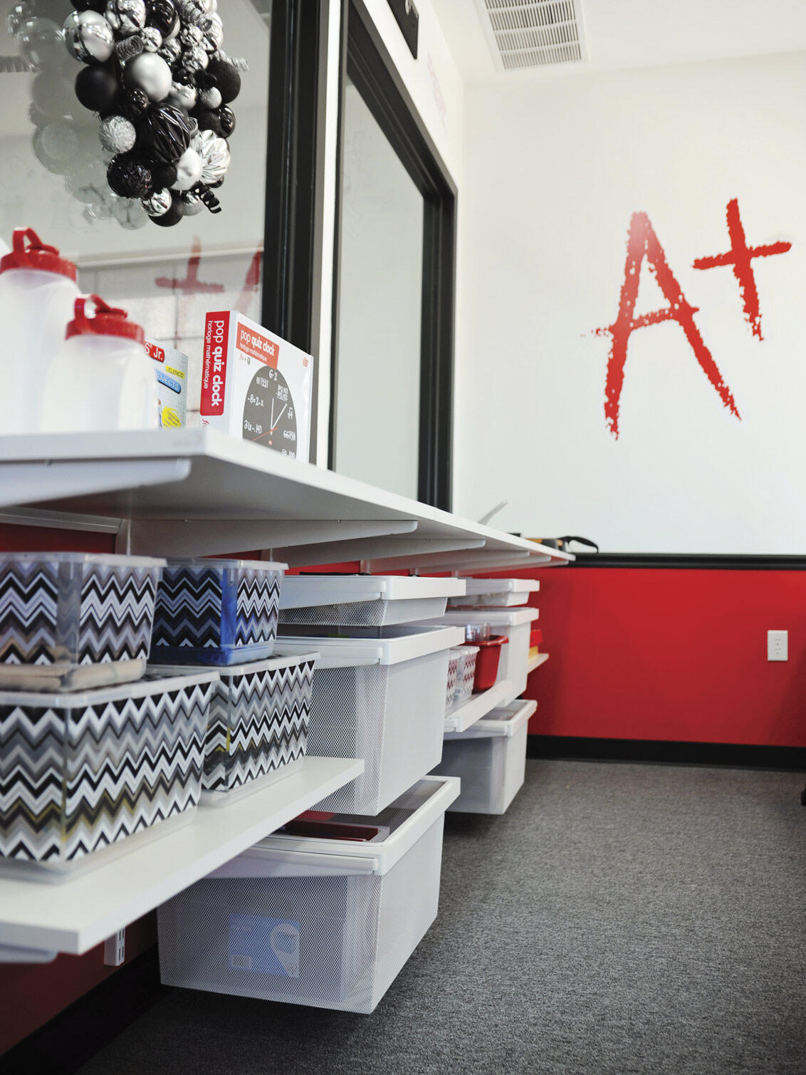 Clean and airy storage solution for organised workspaces