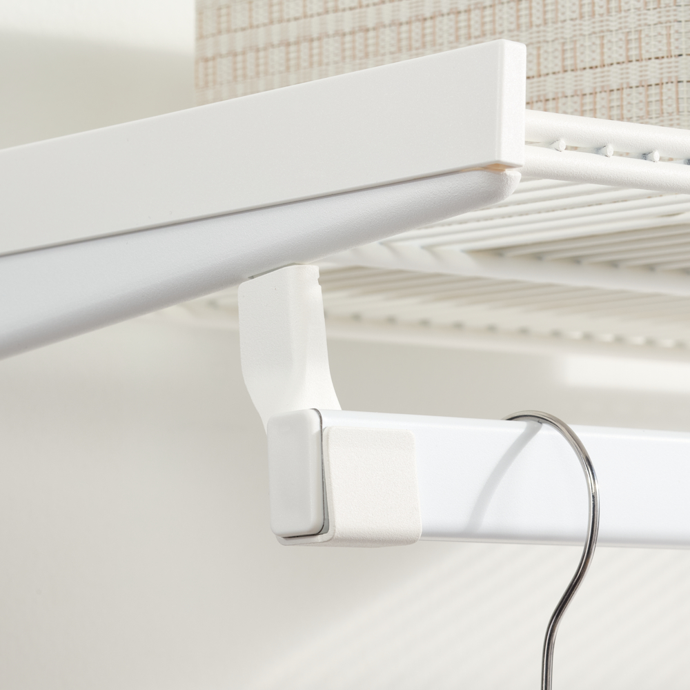 622350 Garderobeskab bar holder mat hvid