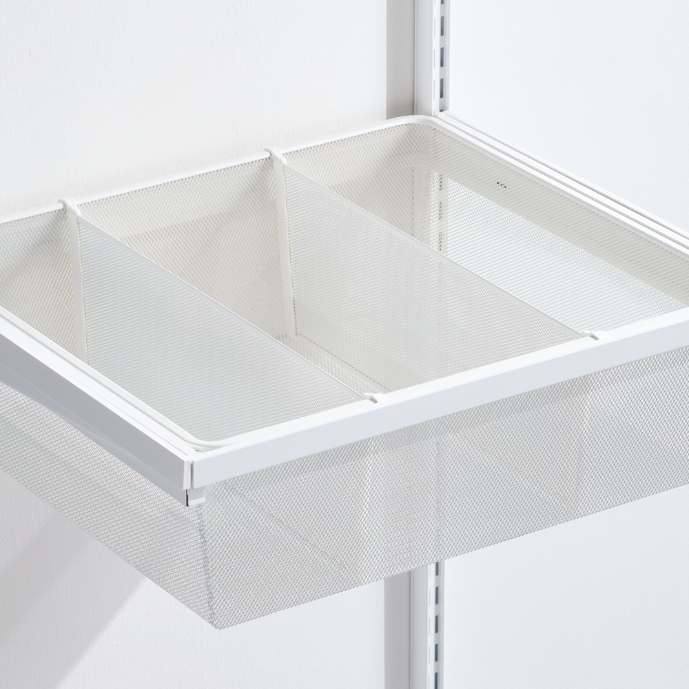 ELFA Décor Plus Dyb Mesh Skuffeopdeler Mat Hvid